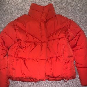 Cute orange Topshop puffer!